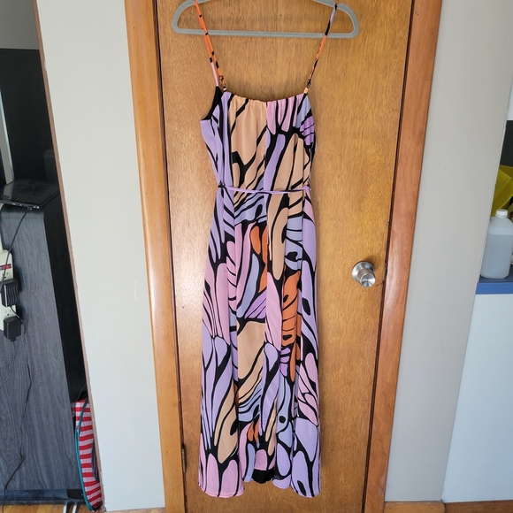 Sam Edelman Butterfly Print Maxi Dress M NWT | Cruise Resort Evening Vacation - Picture 5 of 6
